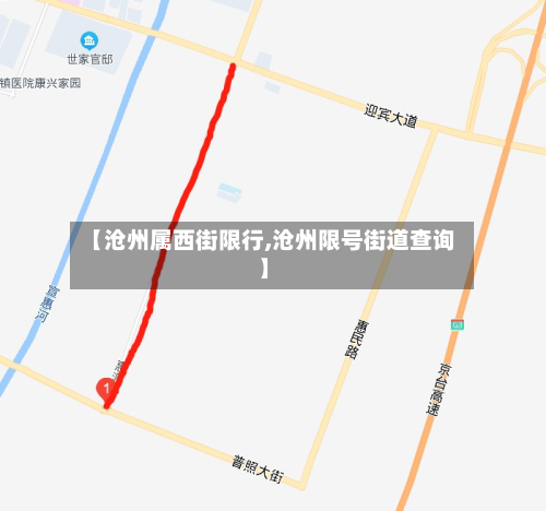 【沧州属西街限行,沧州限号街道查询】