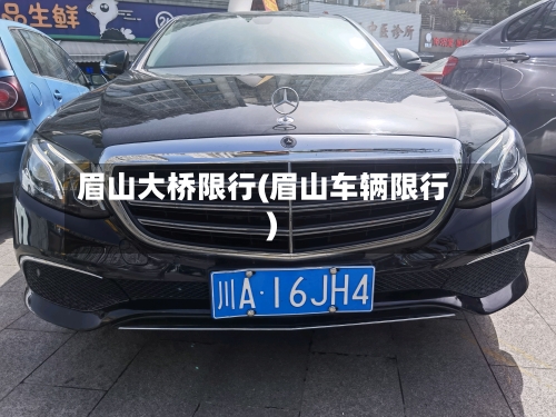 眉山大桥限行(眉山车辆限行)-第2张图片