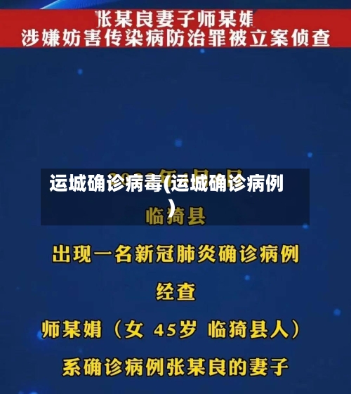 运城确诊病毒(运城确诊病例)-第3张图片