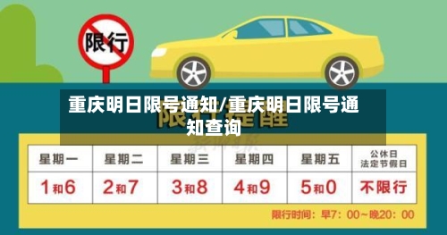 重庆明日限号通知/重庆明日限号通知查询