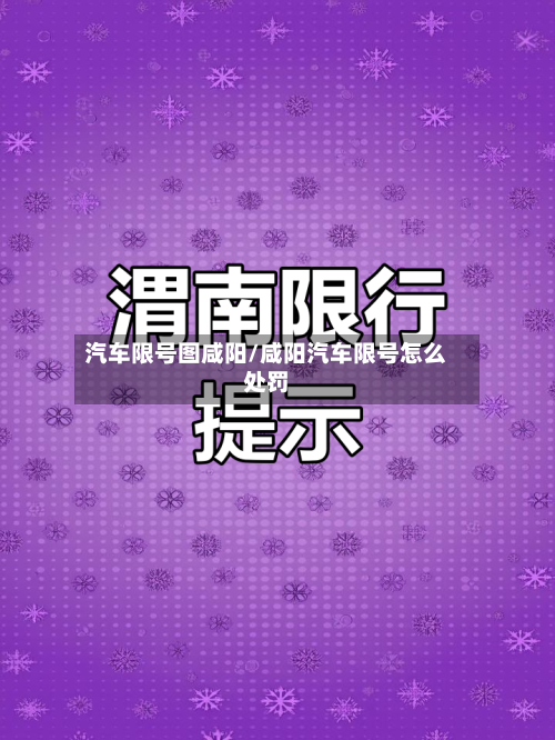 汽车限号图咸阳/咸阳汽车限号怎么处罚-第3张图片