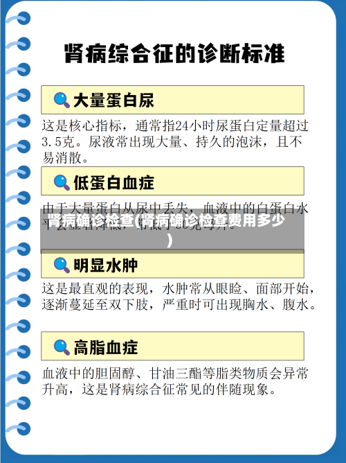 肾病确诊检查(肾病确诊检查费用多少)-第2张图片