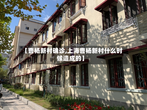 【曹杨新村确诊,上海曹杨新村什么时候造成的】-第3张图片