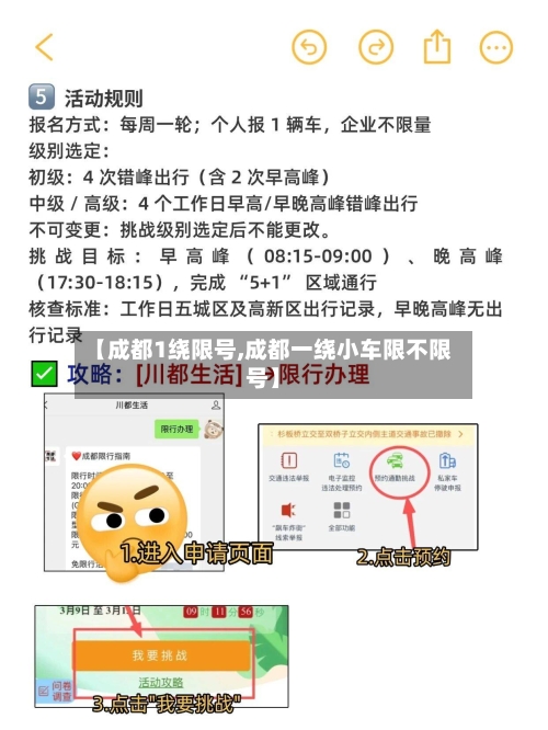 【成都1绕限号,成都一绕小车限不限号】-第3张图片
