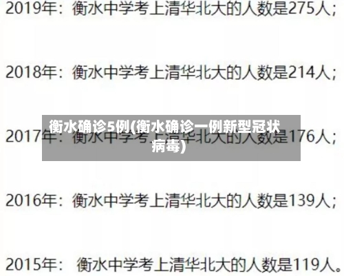 衡水确诊5例(衡水确诊一例新型冠状病毒)-第3张图片