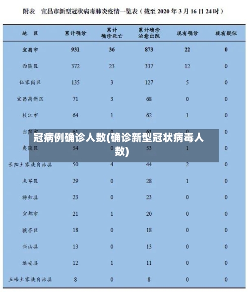 冠病例确诊人数(确诊新型冠状病毒人数)-第3张图片