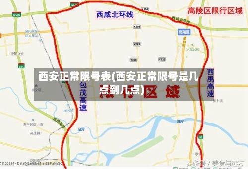 西安正常限号表(西安正常限号是几点到几点)-第2张图片