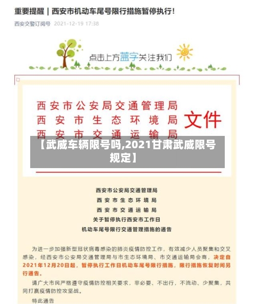 【武威车辆限号吗,2021甘肃武威限号规定】-第3张图片