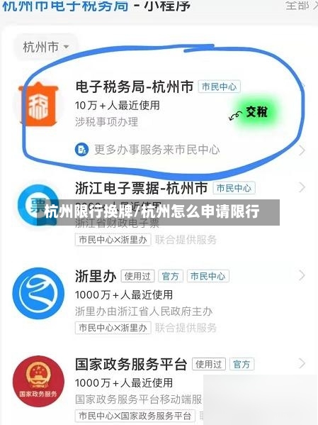 杭州限行换牌/杭州怎么申请限行-第2张图片