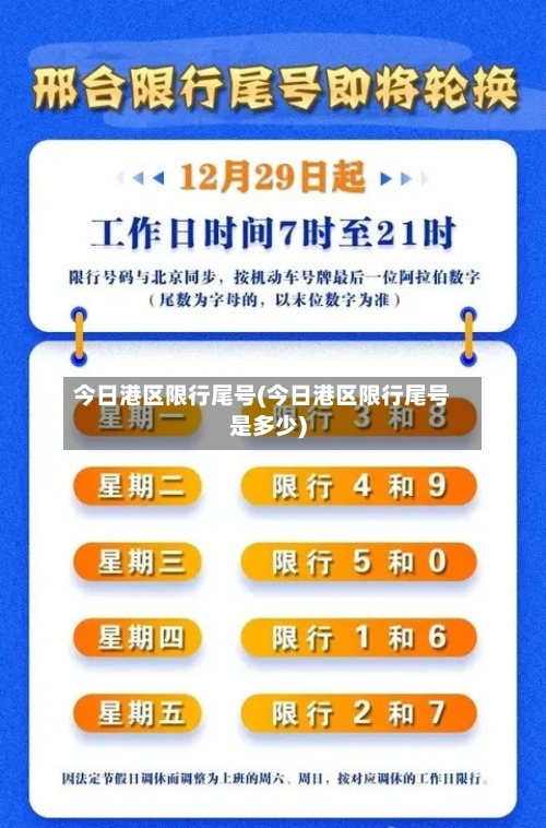今日港区限行尾号(今日港区限行尾号是多少)-第3张图片