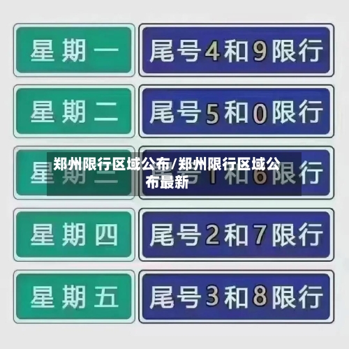 郑州限行区域公布/郑州限行区域公布最新