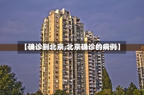 【确诊到北京,北京确诊的病例】