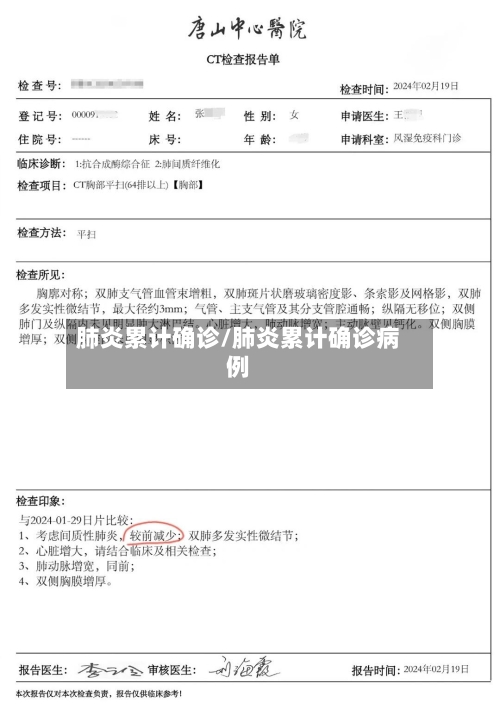 肺炎累计确诊/肺炎累计确诊病例