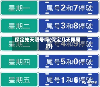 保定先天限号吗(保定几天限号吗)