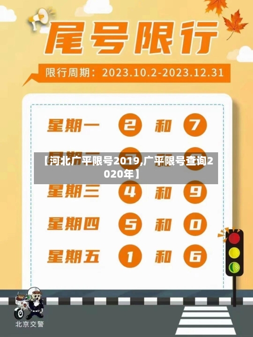 【河北广平限号2019,广平限号查询2020年】-第2张图片