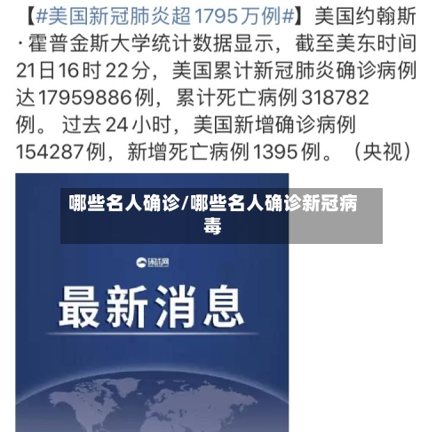 哪些名人确诊/哪些名人确诊新冠病毒-第3张图片