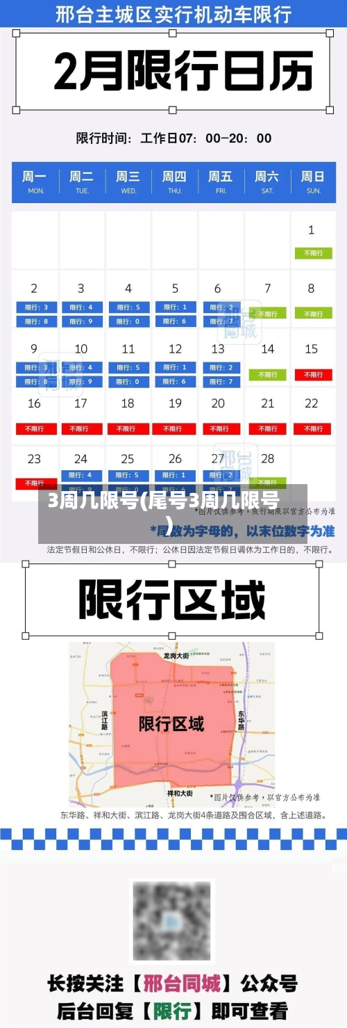 3周几限号(尾号3周几限号)