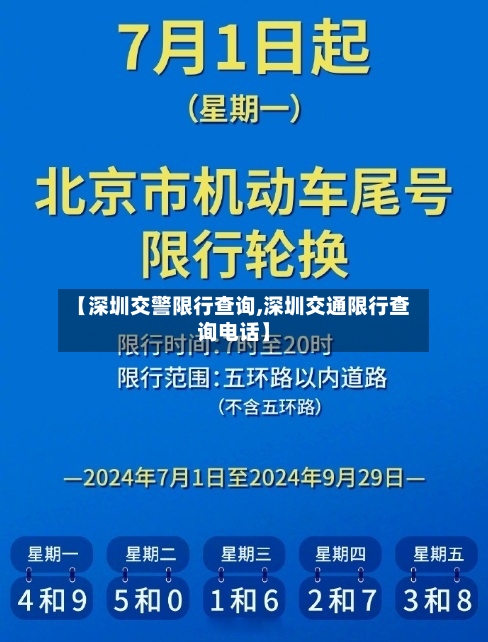 【深圳交警限行查询,深圳交通限行查询电话】-第2张图片