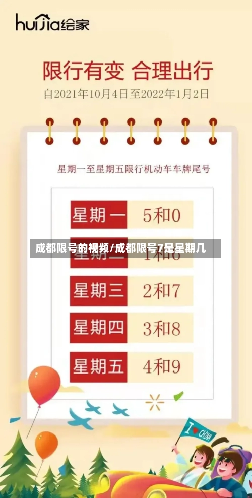 成都限号的视频/成都限号7是星期几