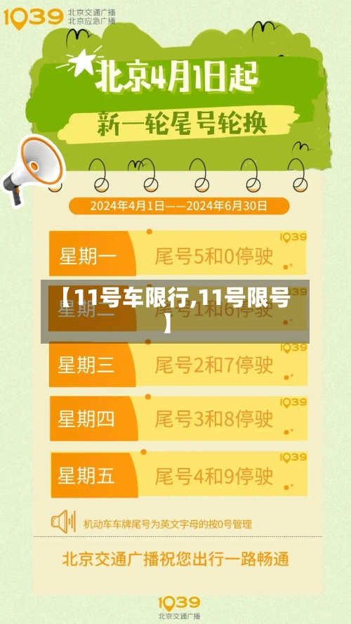 【11号车限行,11号限号】-第2张图片