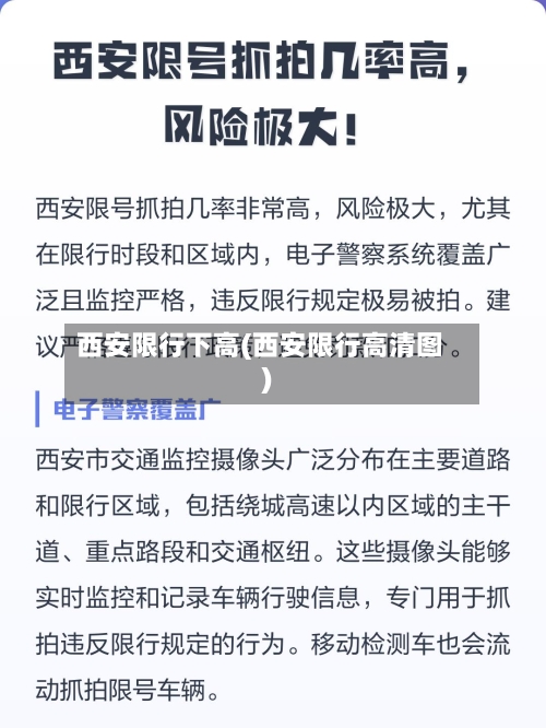 西安限行下高(西安限行高清图)-第2张图片