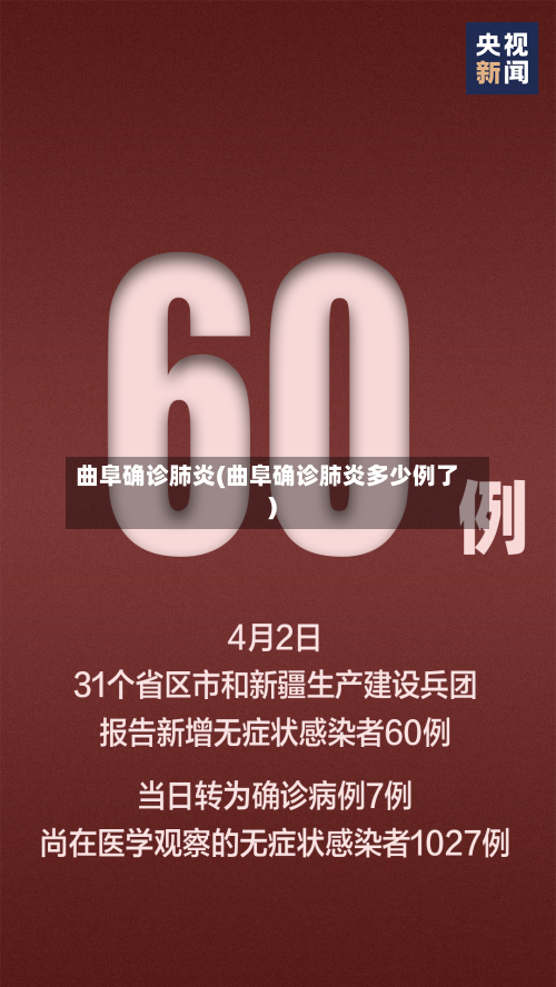 曲阜确诊肺炎(曲阜确诊肺炎多少例了)-第2张图片