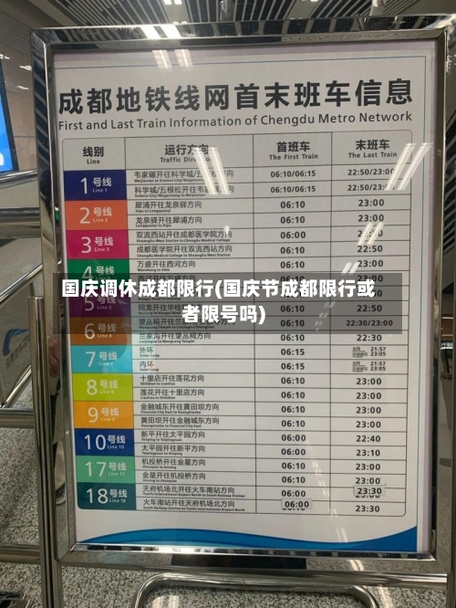 国庆调休成都限行(国庆节成都限行或者限号吗)