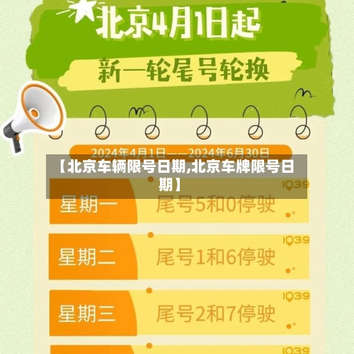 【北京车辆限号日期,北京车牌限号日期】