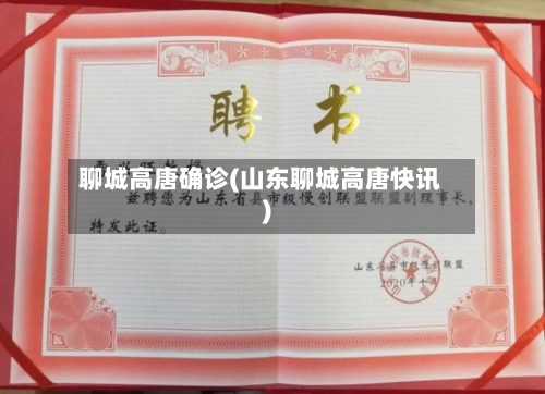 聊城高唐确诊(山东聊城高唐快讯)