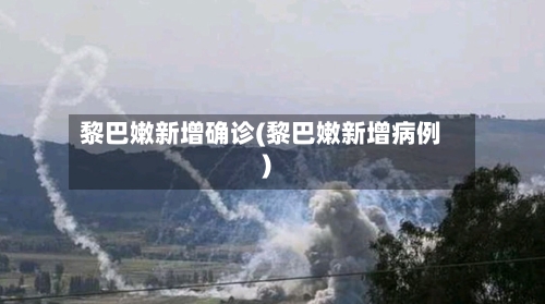 黎巴嫩新增确诊(黎巴嫩新增病例)