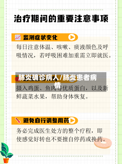 肺炎确诊病人/肺炎患者病情-第3张图片