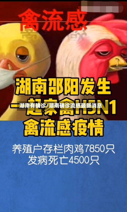 湖南有确诊/湖南确诊流感最新消息