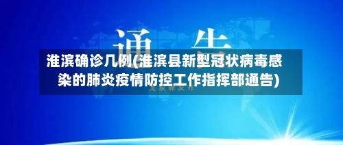 淮滨确诊几例(淮滨县新型冠状病毒感染的肺炎疫情防控工作指挥部通告)-第2张图片