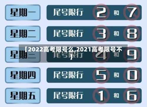 【2022高考限号么,2021高考限号不】-第3张图片