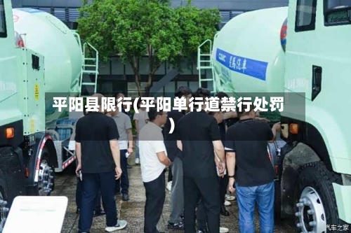 平阳县限行(平阳单行道禁行处罚)