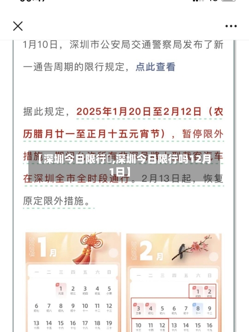 【深圳今日限行嗎,深圳今日限行吗12月1日】-第2张图片