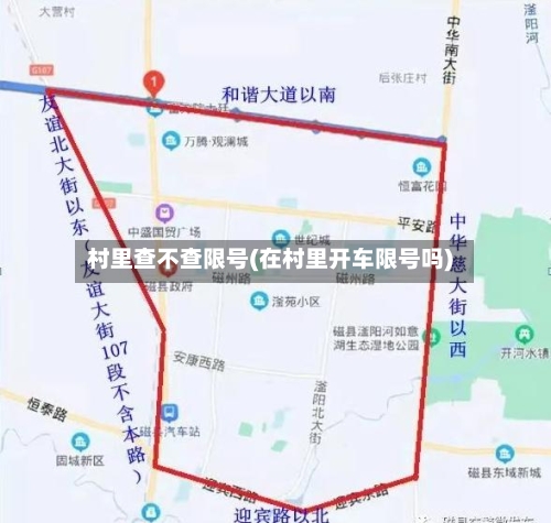 村里查不查限号(在村里开车限号吗)