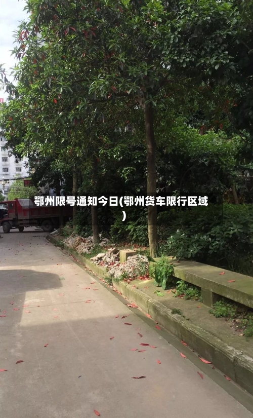 鄂州限号通知今日(鄂州货车限行区域)