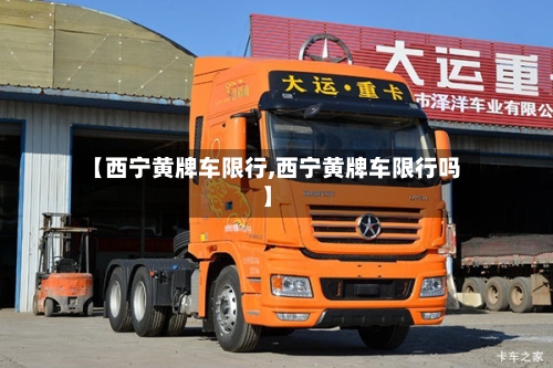 【西宁黄牌车限行,西宁黄牌车限行吗】-第3张图片