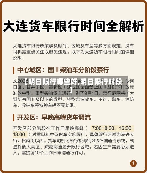 【明日限行哪些好,明日限行时段】