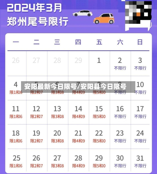 安阳最新今日限号/安阳县今日限号