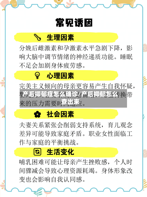 产后抑郁症怎么确诊/产后抑郁怎么查出来-第2张图片