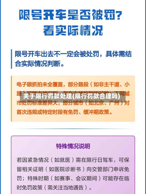关于限行罚款处理(限行罚款合理吗)-第2张图片