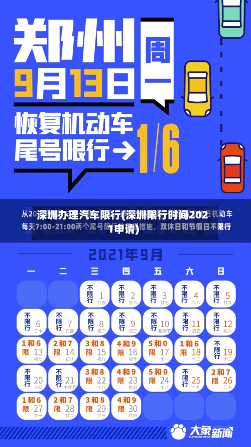 深圳办理汽车限行(深圳限行时间2021申请)