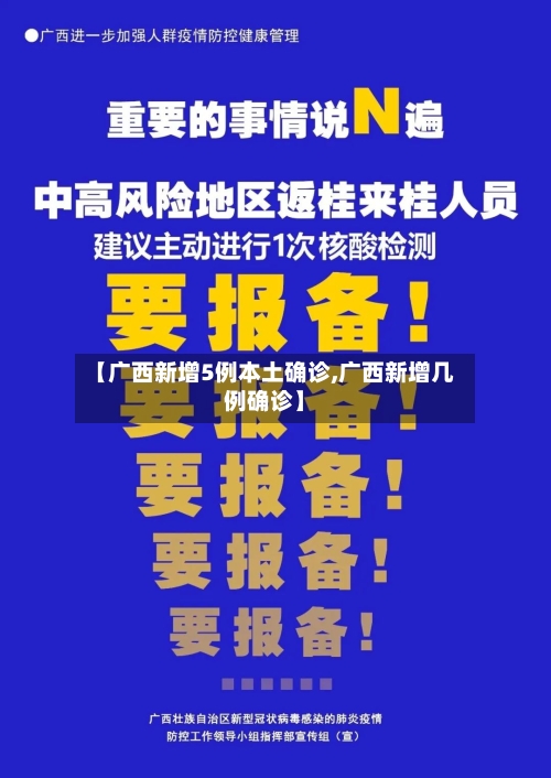【广西新增5例本土确诊,广西新增几例确诊】-第2张图片