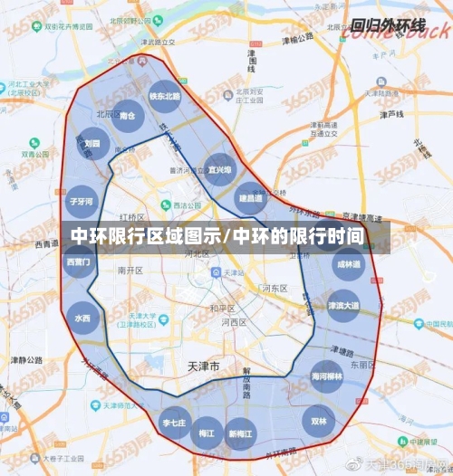 中环限行区域图示/中环的限行时间-第2张图片