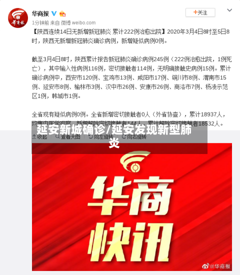 延安新城确诊/延安发现新型肺炎
