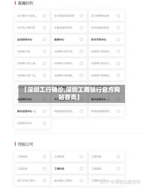 【深圳工行确诊,深圳工商银行官方网站首页】-第2张图片