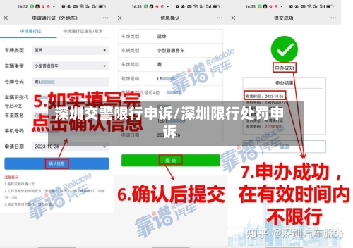 深圳交警限行申诉/深圳限行处罚申诉