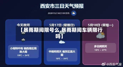 【暴雨期间限号么,暴雨期间车辆限行吗】-第2张图片